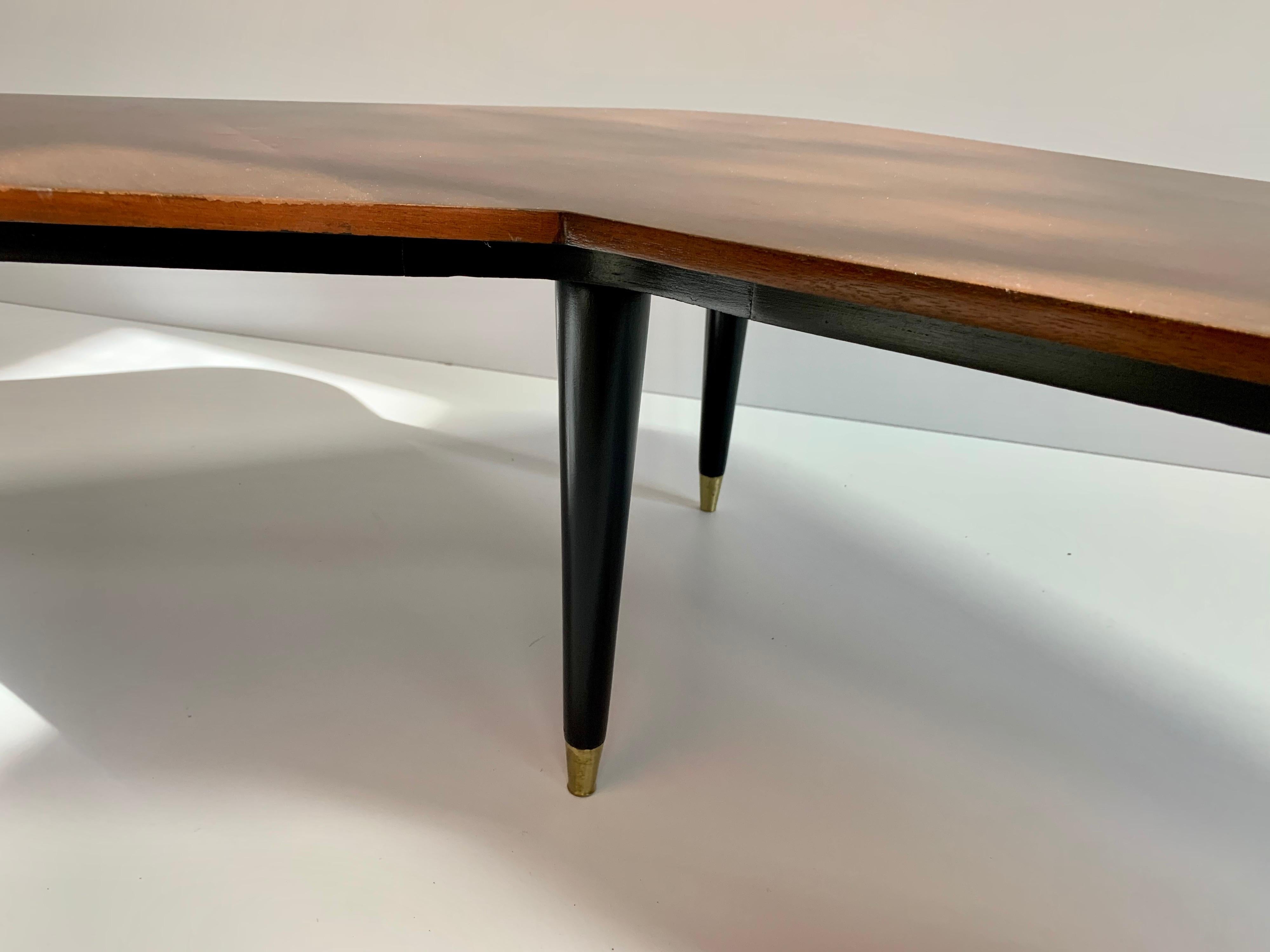 Mexican Mid-Century Modern Boomerang Table