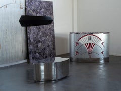 Mid-Century Modern Bordeira Coffee Table, Steel, Handmade Portugal by Greenapple