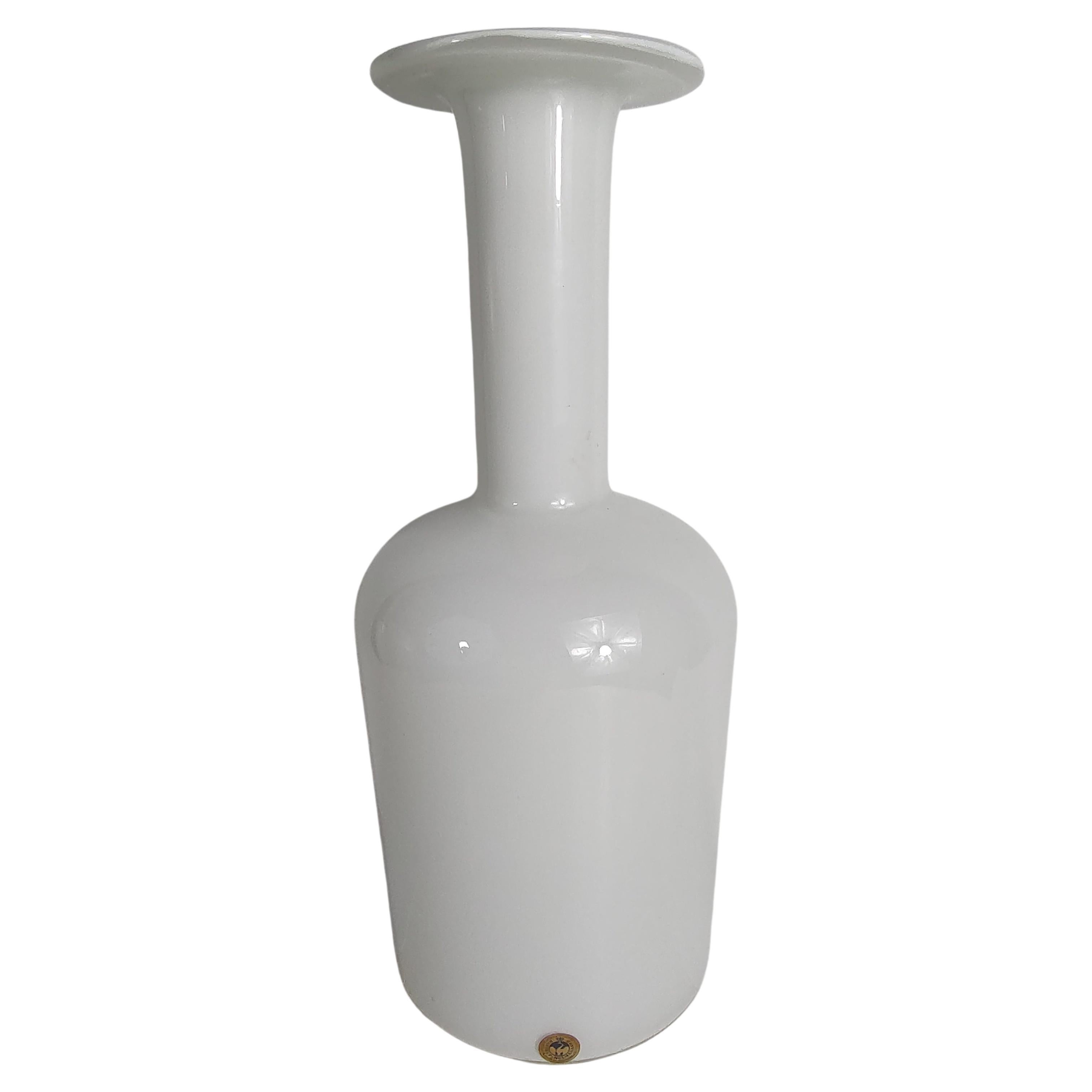 Mid-Century Modern Bottle Form Vase by Otto Brauer for Kastrup Holmegaard