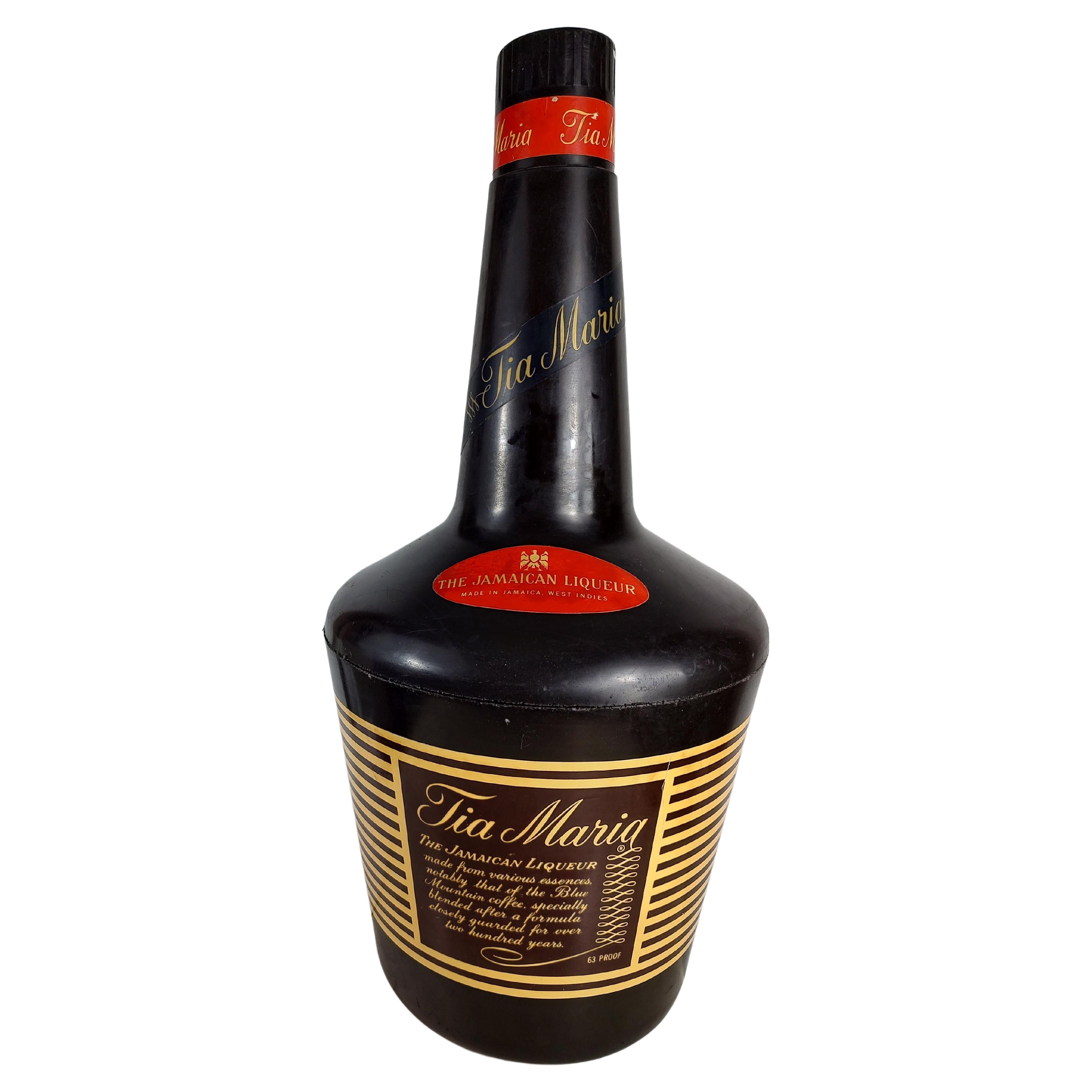 Américain Seau à glace en forme de bouteille The Moderns Publicité Tia Maria en vente