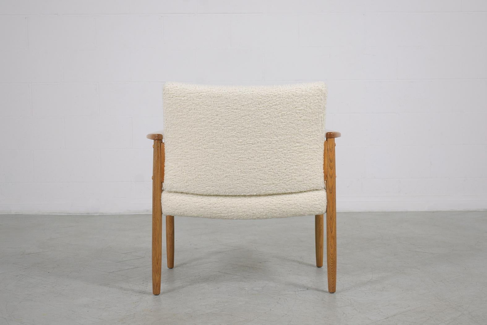 Mid-Century Modern Boucle Dining Chairs 2