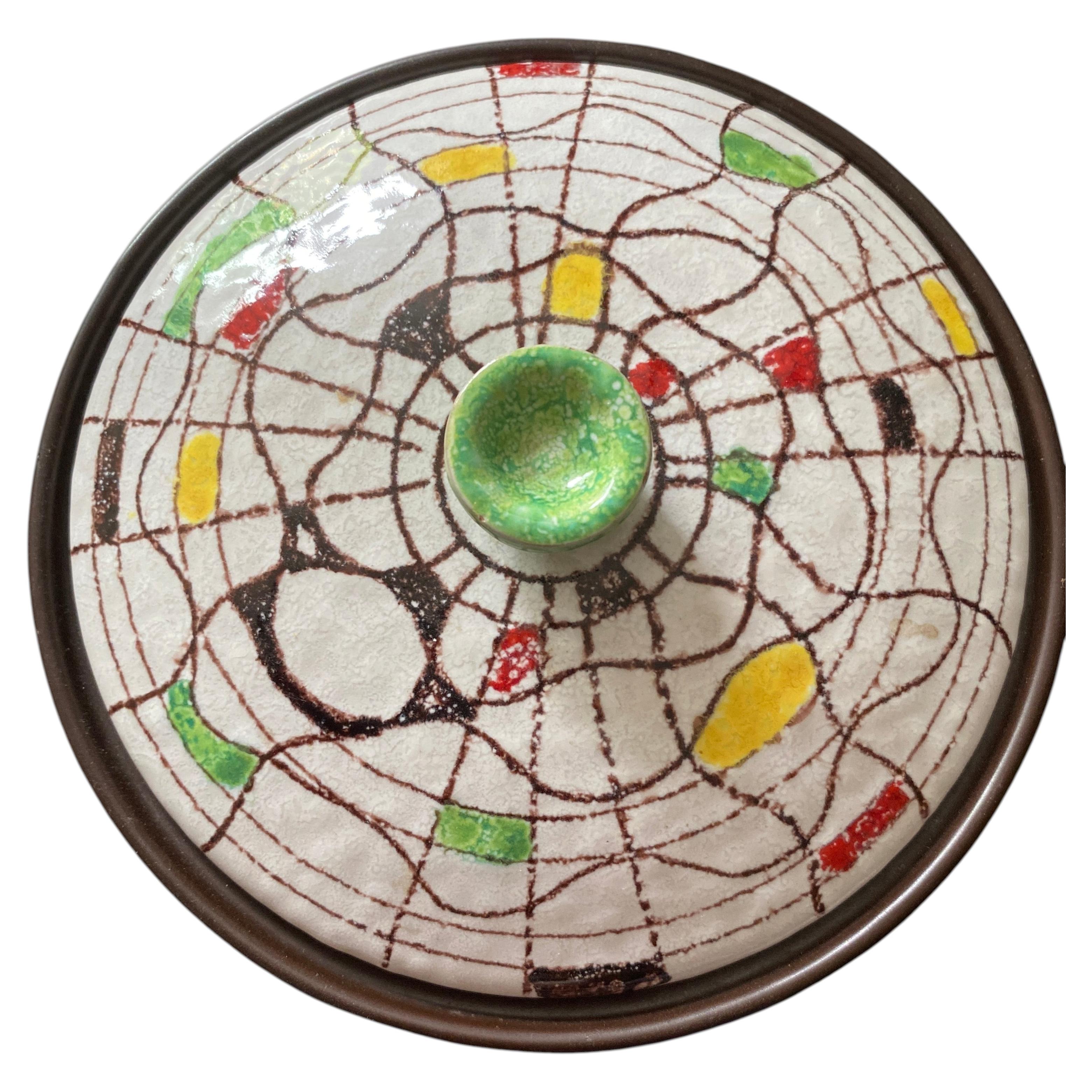 Mid-Century Modern Bitossi Ceramic Bowl, Italy, 1960s
