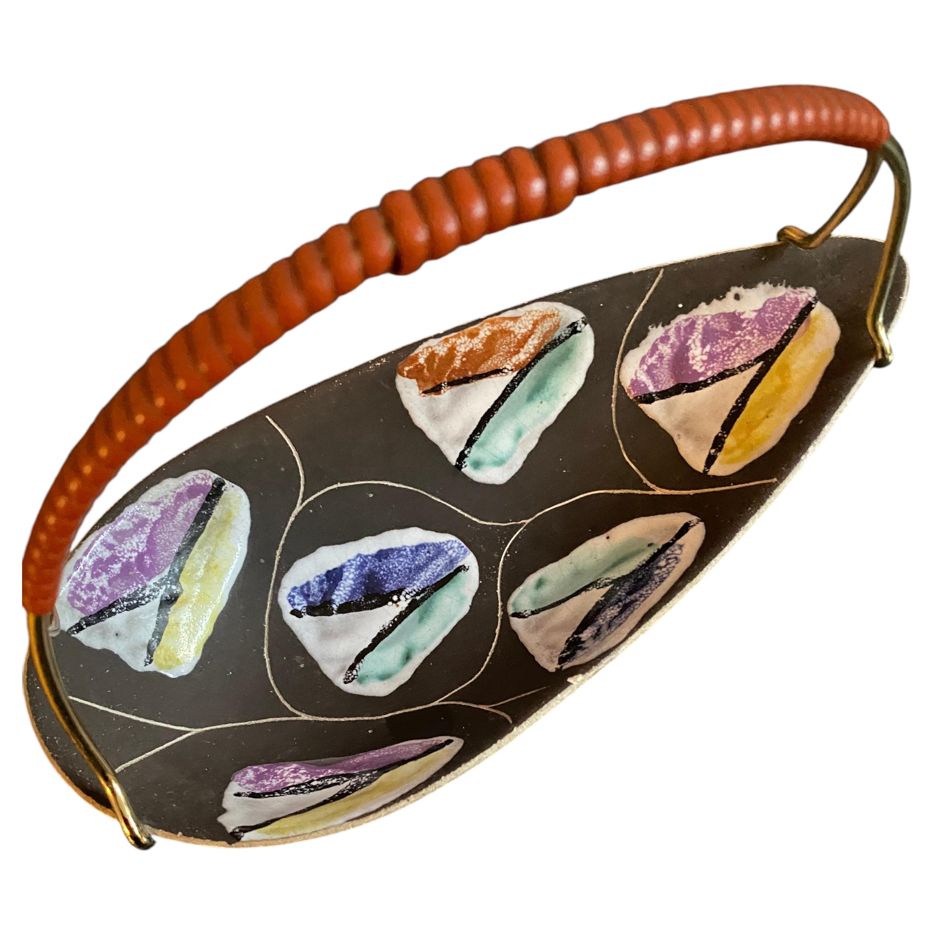 Cuenco de estilo «mid-century modern» diseñado por Bodo Mans para Bay Keramik en venta