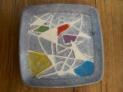 Cuenco moderno de mediados de siglo de Bodo Mans para Bay Keramik Alemania