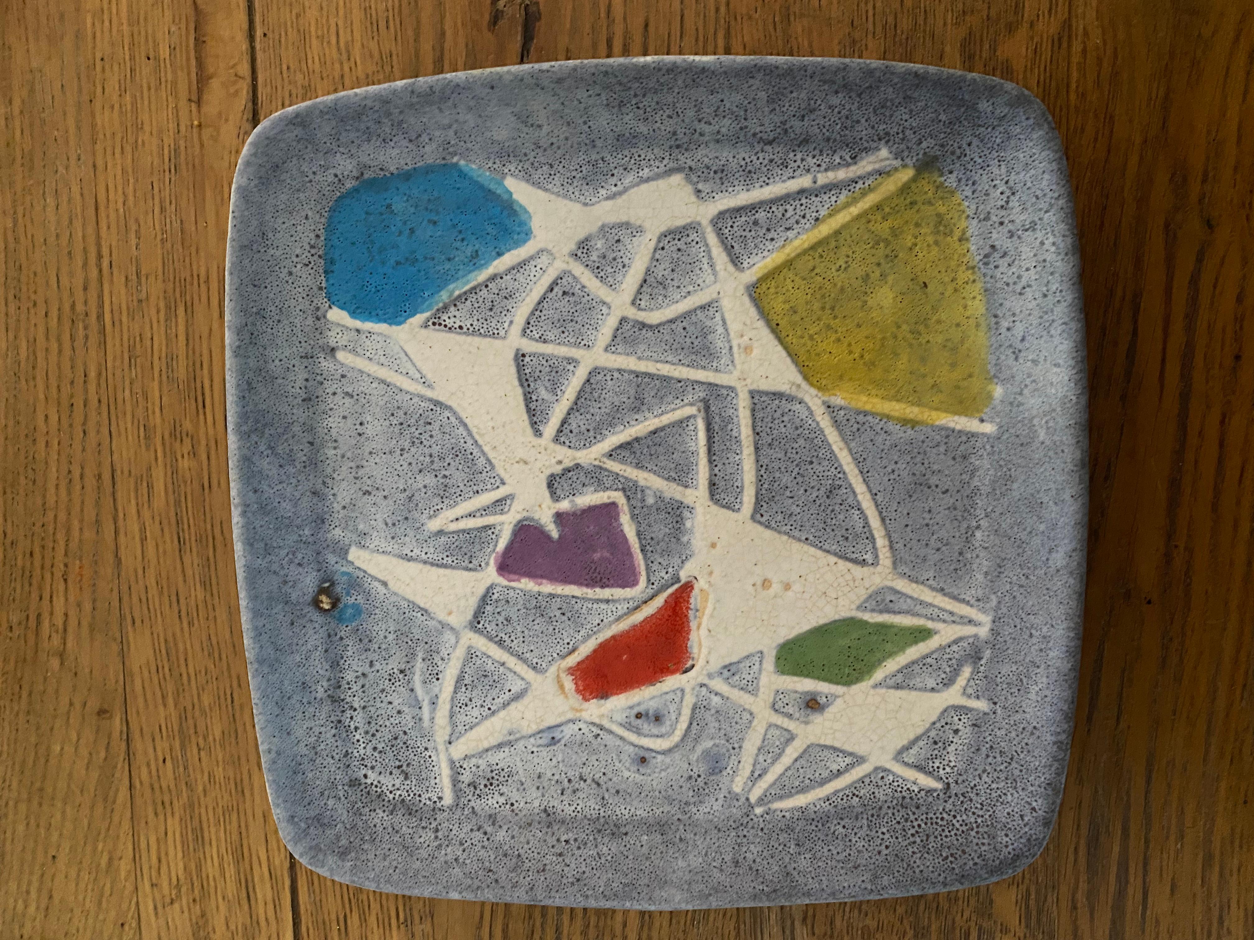 Mid-Century Modern Bol moderne du milieu du siècle dernier de Bodo Mans pour Bay Keramik Allemagne en vente