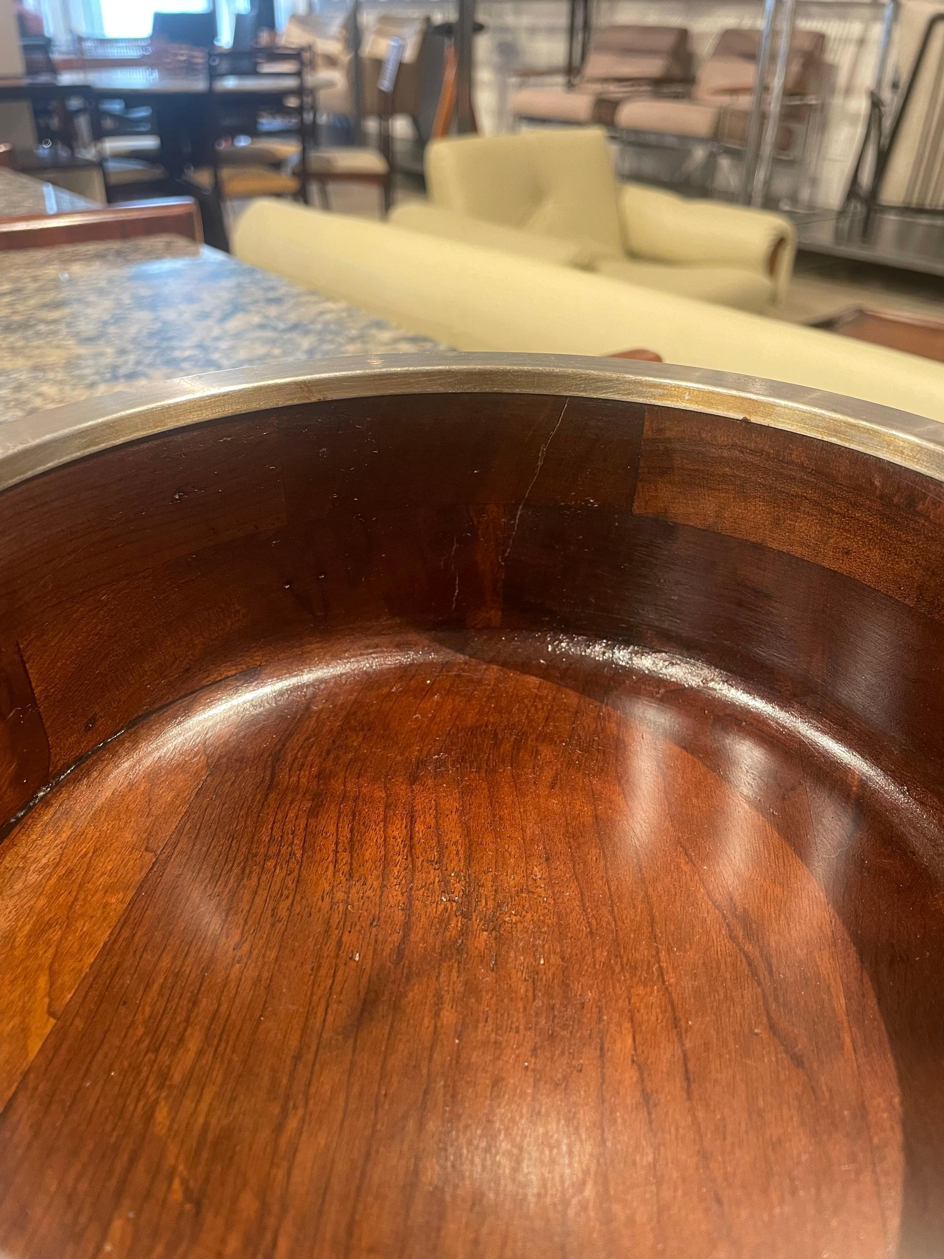 20th Century Mid Century Modern Bowl in Brazilian Rosewood by Tropic Art