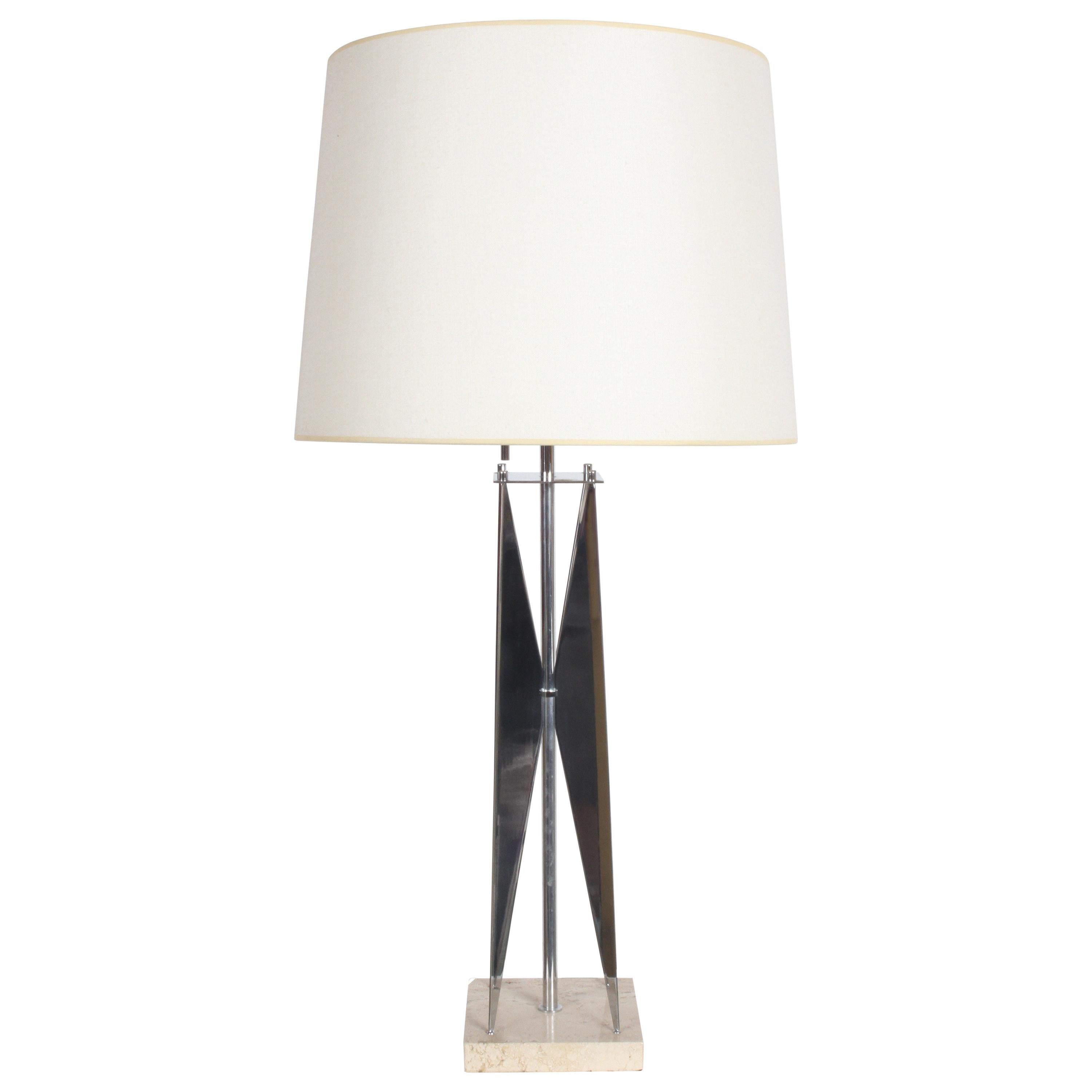 Mid-Century Modern Brasilia Style Architects Lamp For Sale