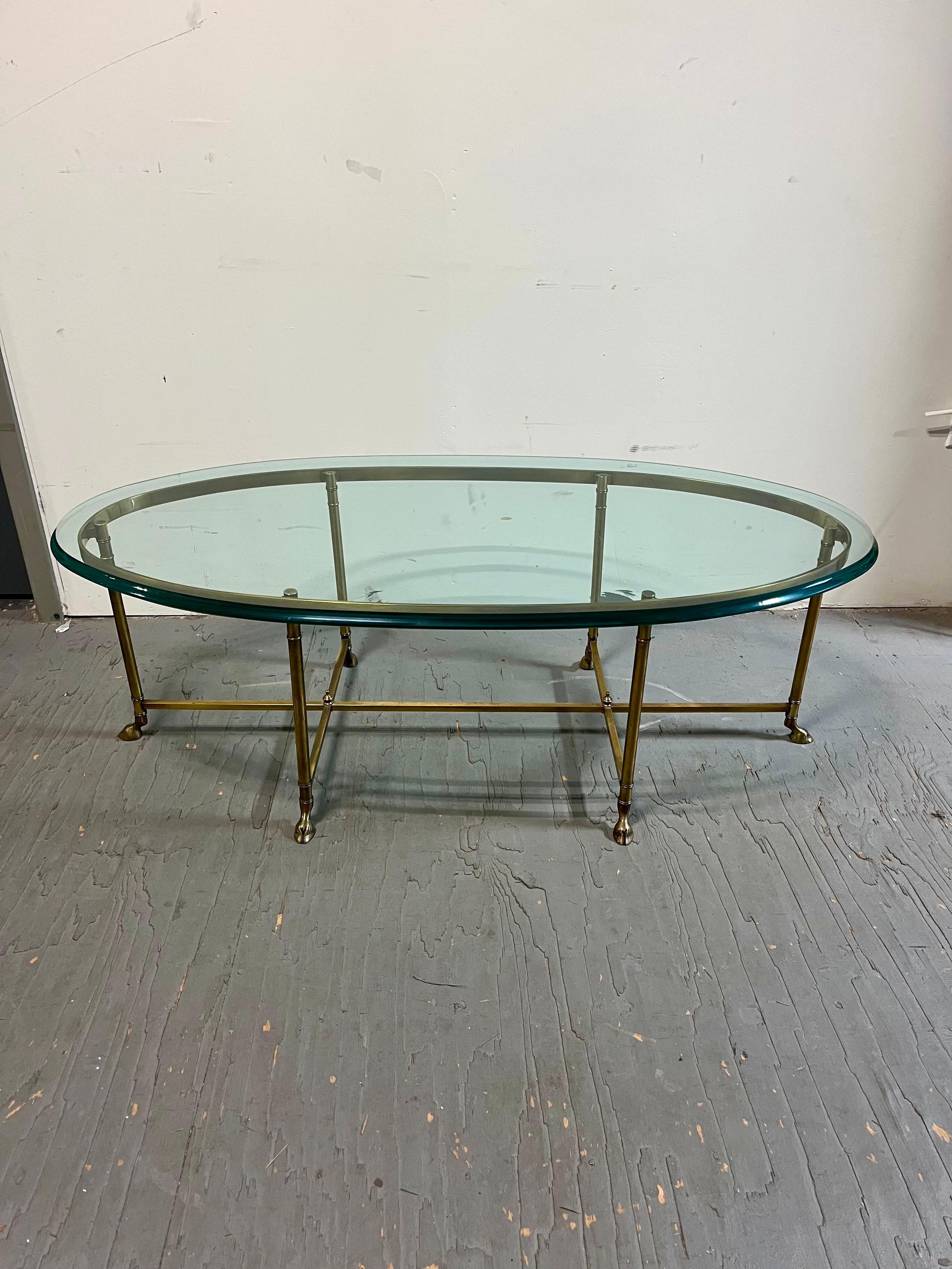Mid-Century Modern Table basse moderne du milieu du siècle dernier dans le style de Jansen LaBarge en vente