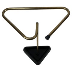 Mid-Century Modern Brass and Cast Iron Umbrella Stand, Austria, 1950s