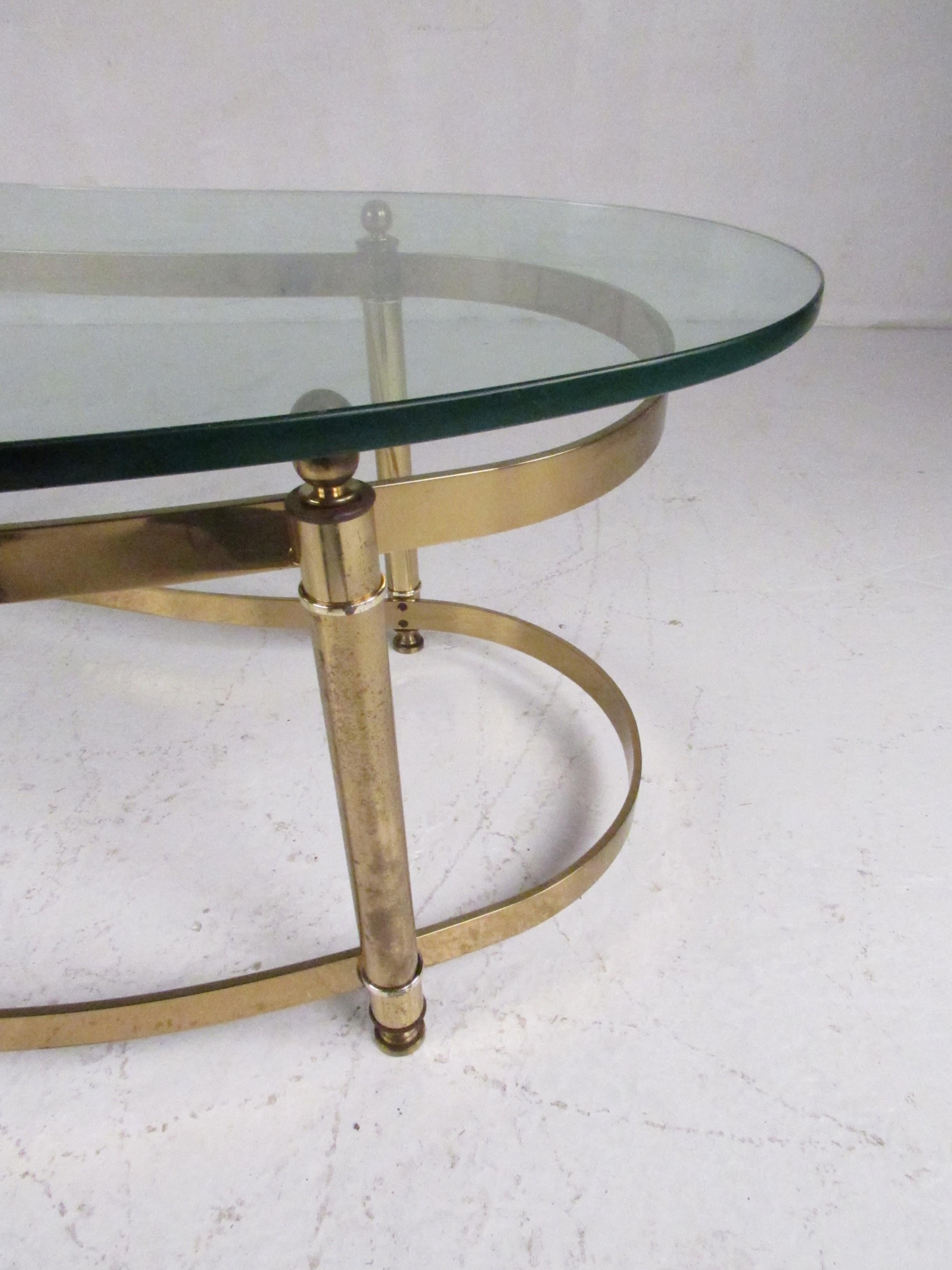 kidney shaped coffee table glass
