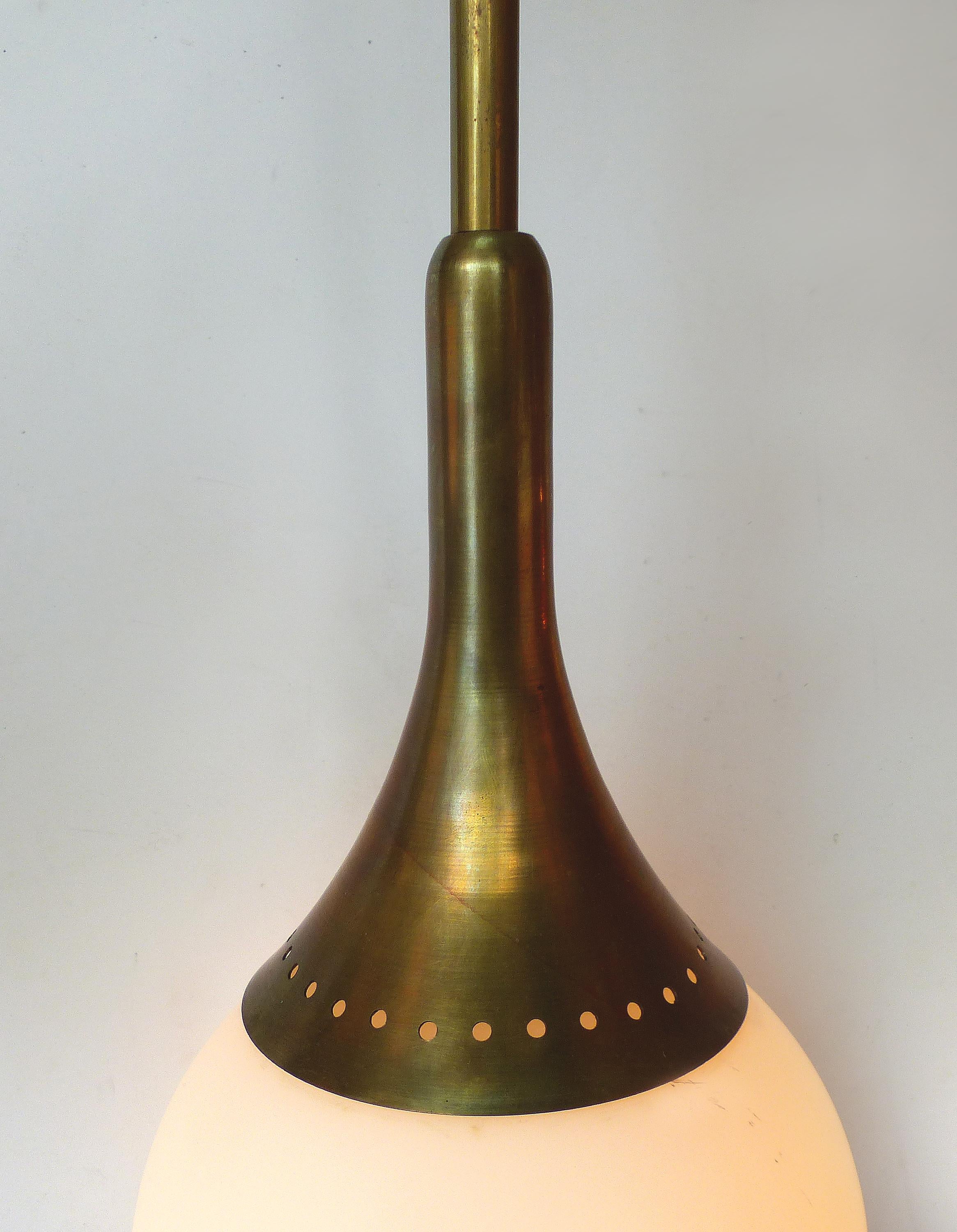 Mid-Century Modern Brass and Glass Sputnik Chandelier 1