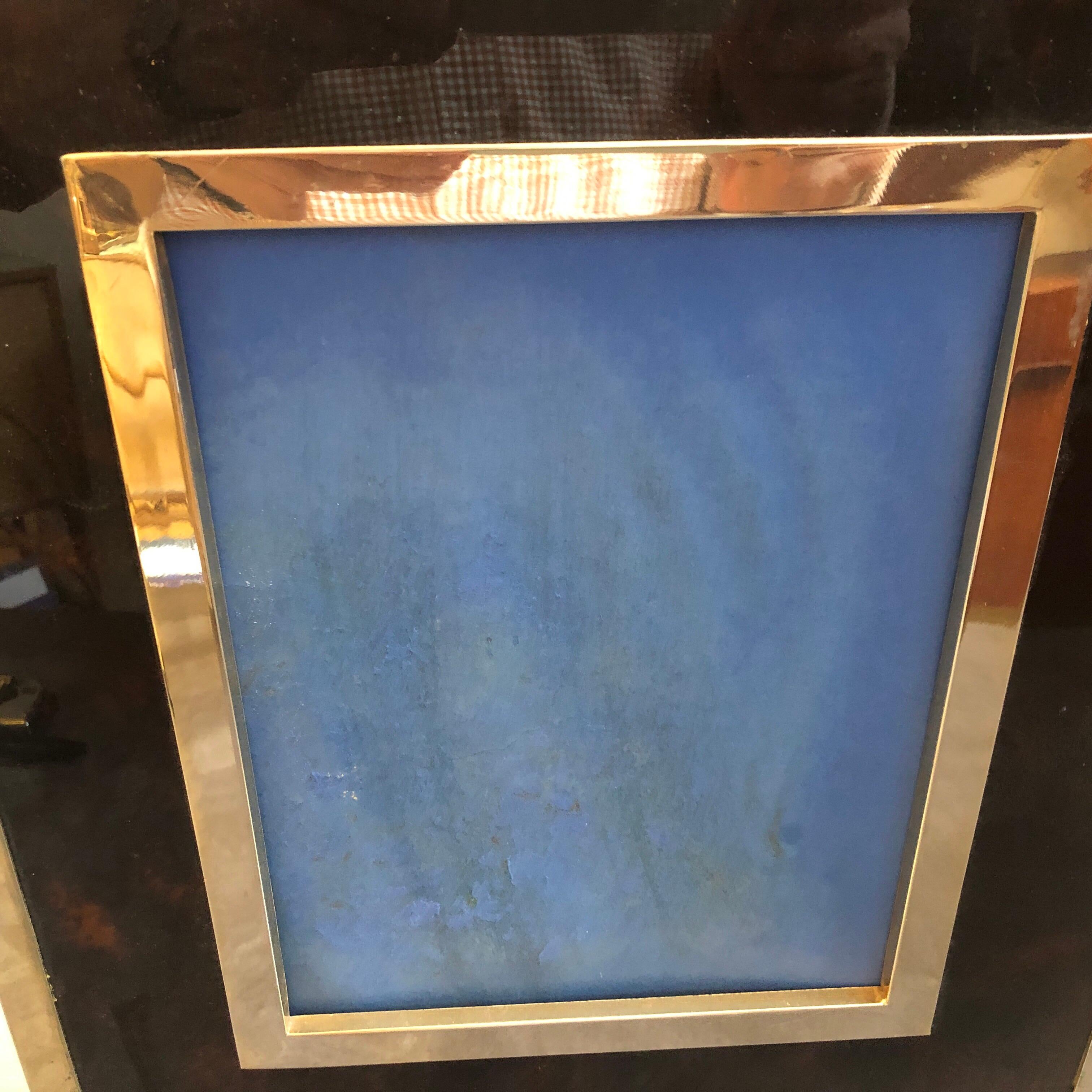 Mid-Century Modern Brass and Lucite Photo Frame in the Style of Gabriella Crespi 5