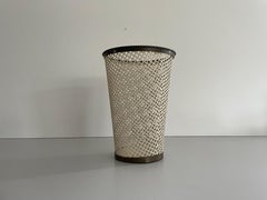 Mid Century Modern Brass and Metal Paper Waste Basket, 1960s, Germany