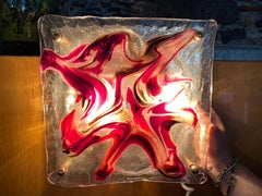 Mid-Century Modern Brass and Murano Glass Wall Light by La Murrina, circa 1960