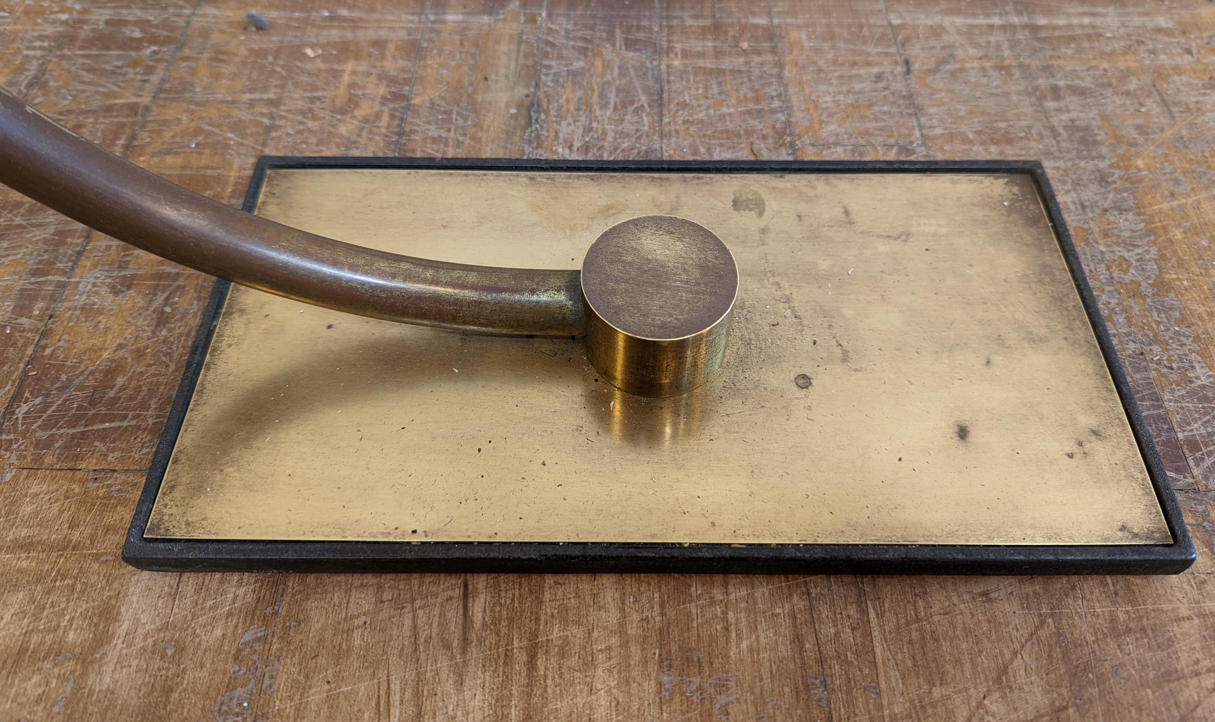 Mid-Century Modern Brass Articulating Floor Lamp 3