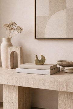 Mid-Century Modern Brass Bird Sculpture by Joaquin Tinta, Ecuador