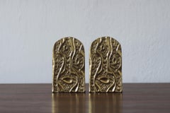 Mid-Century Modern Brass Bookends, 1960s, Set of 2