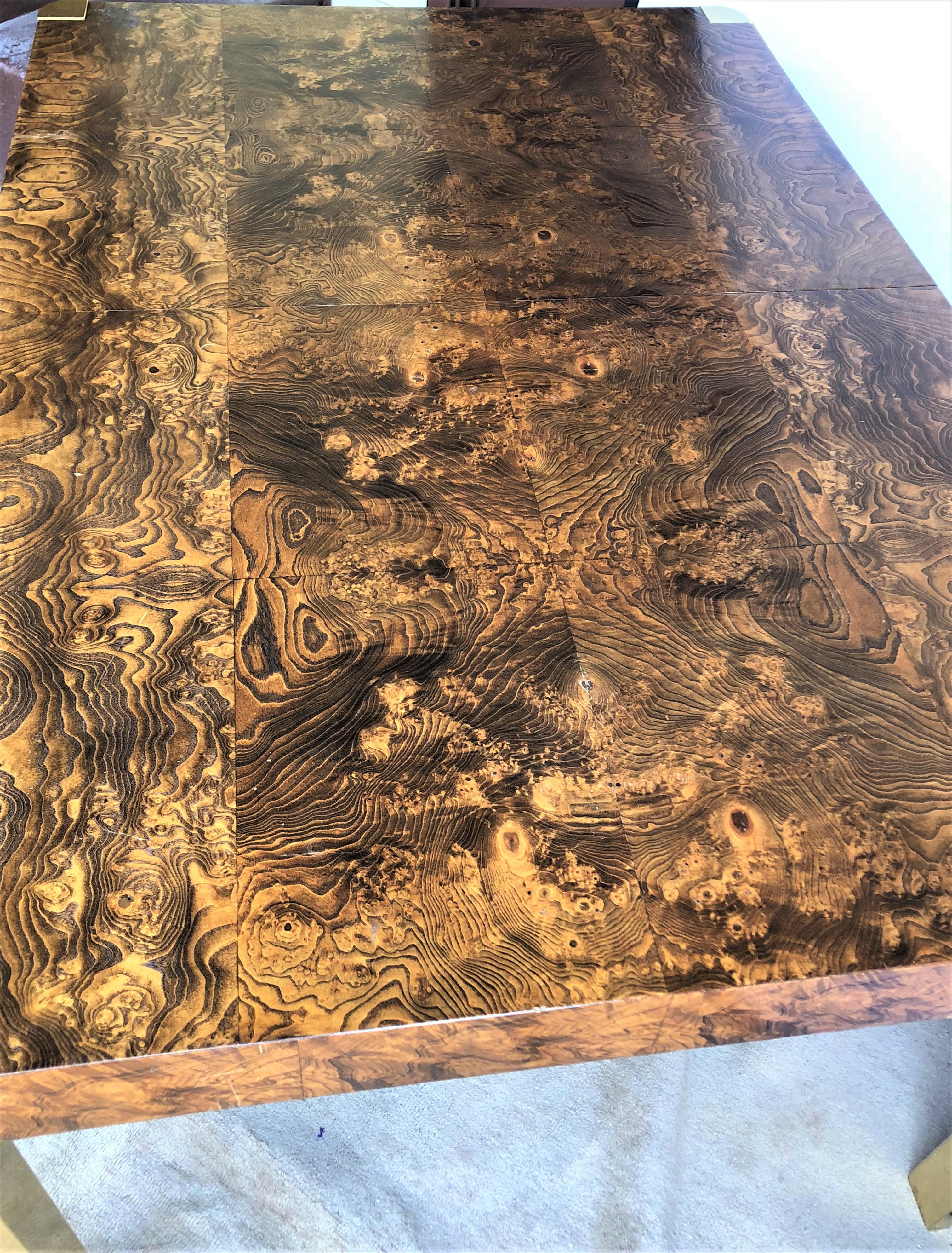 burl and brass