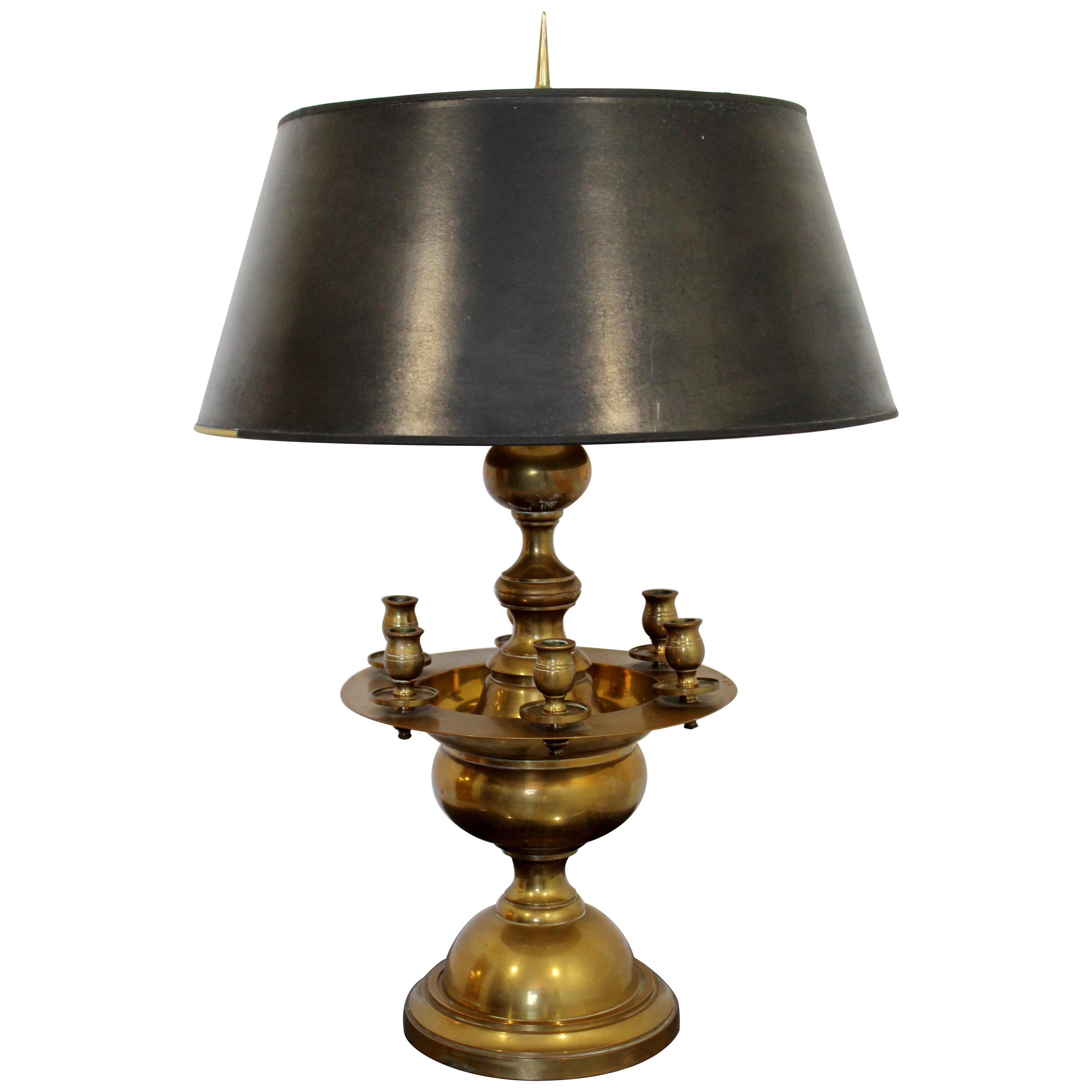 Mid-Century Modern Brass Candelabra Table Lamp by Chapman, 1970s
