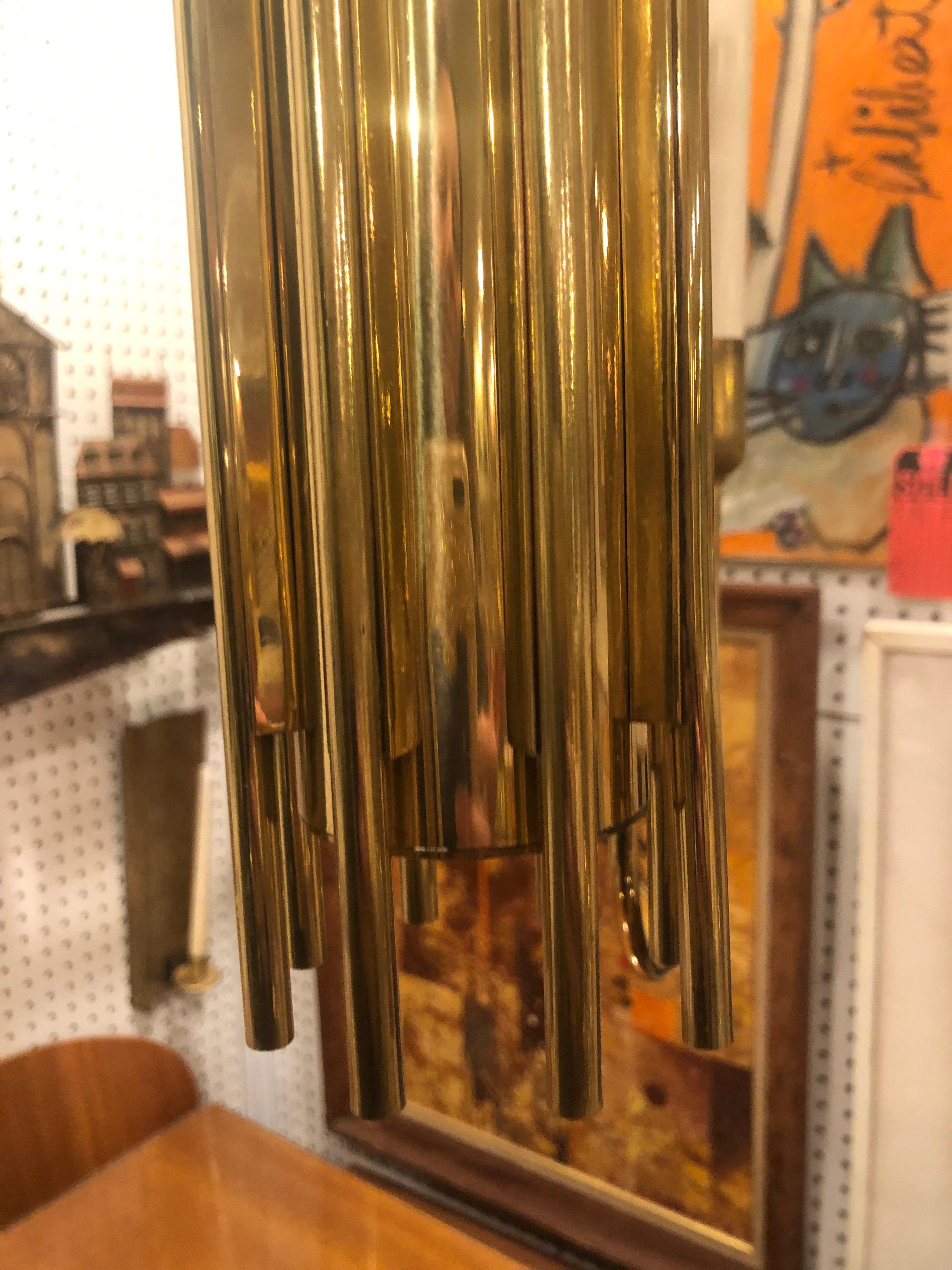 Mid-Century Modern Brass Chandelier Attributed to Tommi Parzinger For Sale 6