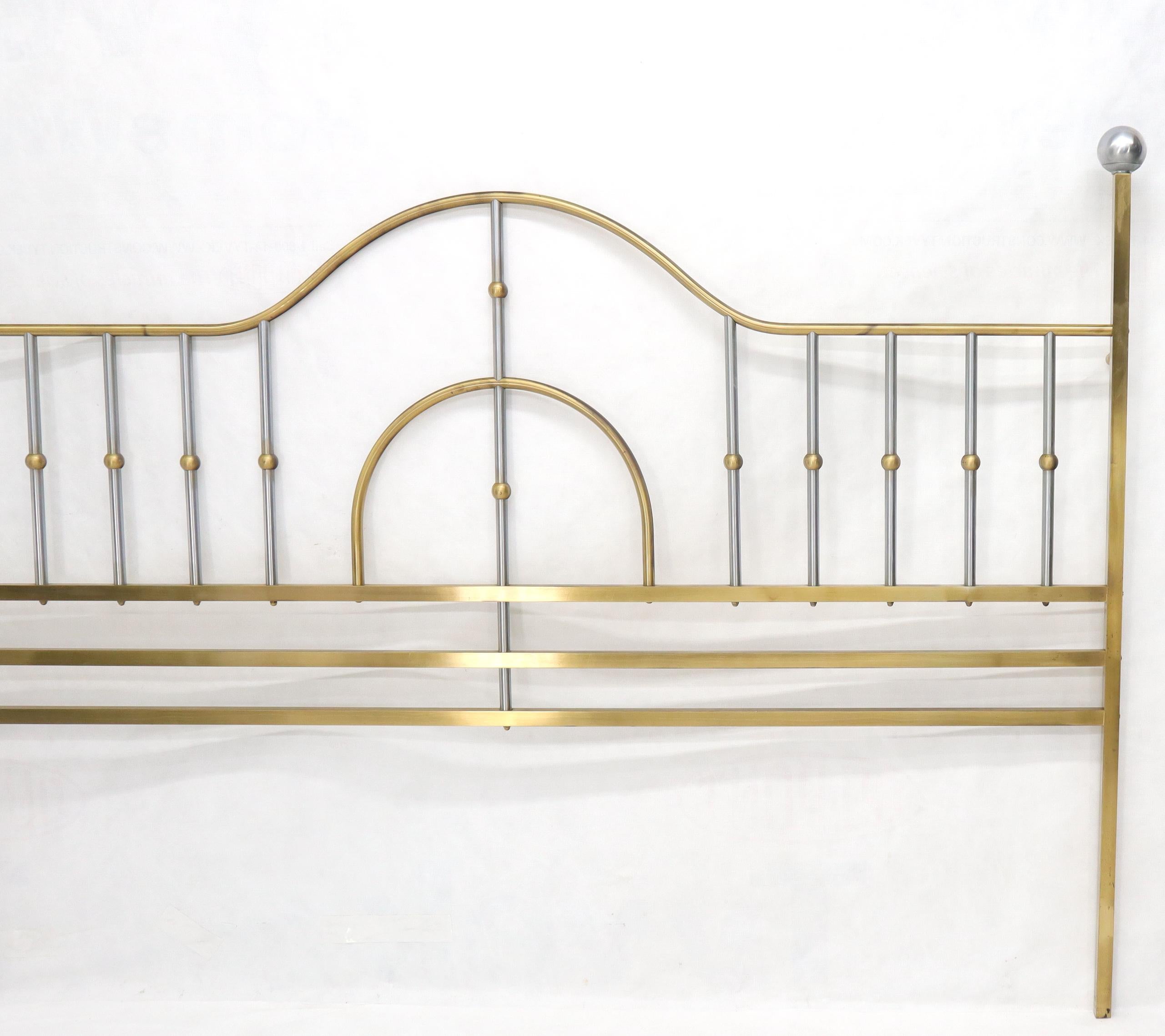 king brass headboard