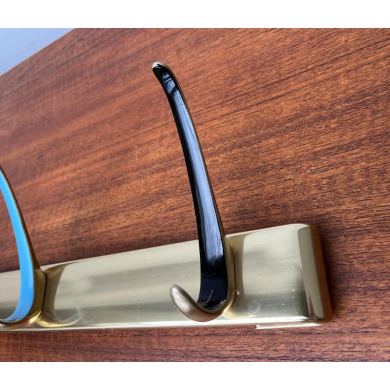 Mid-Century Modern Brass Coat Rack, 1960s For Sale 5