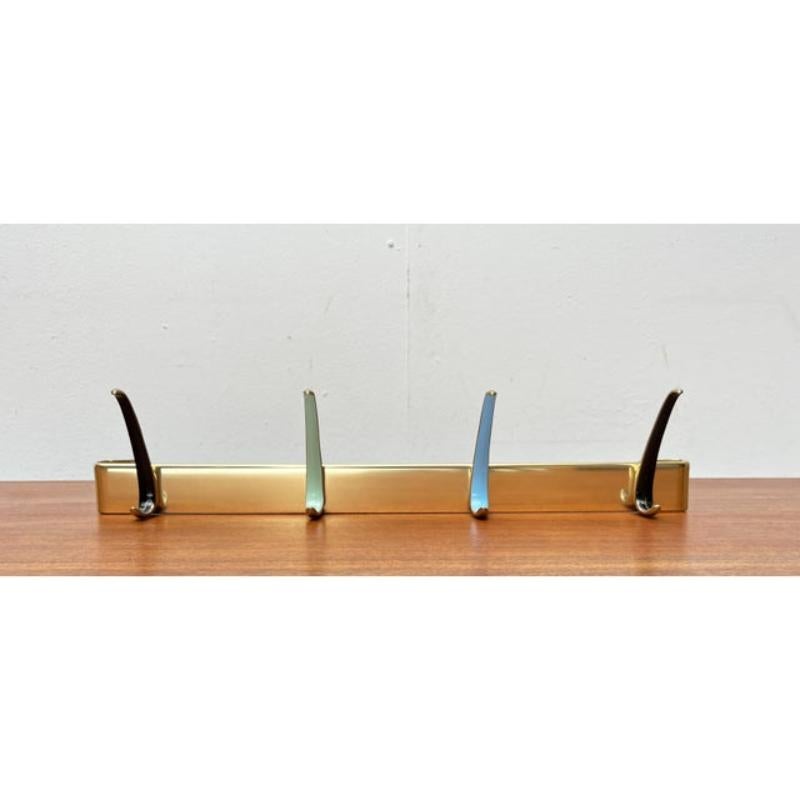 Mid-Century Modern Brass Coat Rack, 1960s For Sale 8