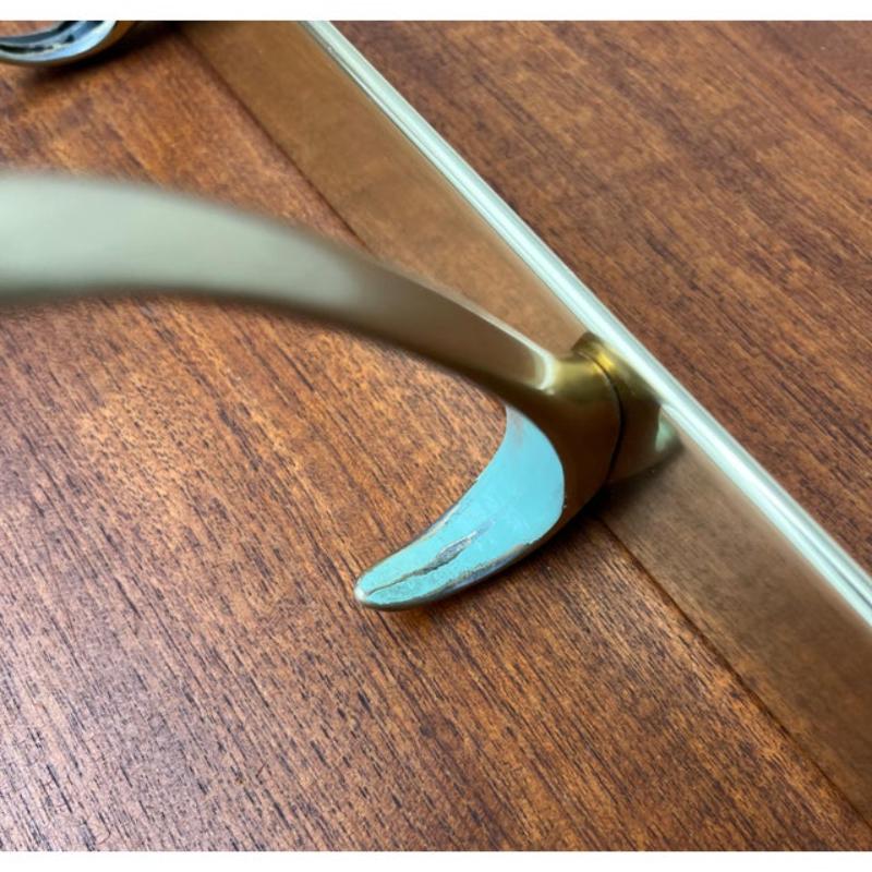 Mid-Century Modern Brass Coat Rack, 1960s For Sale 11