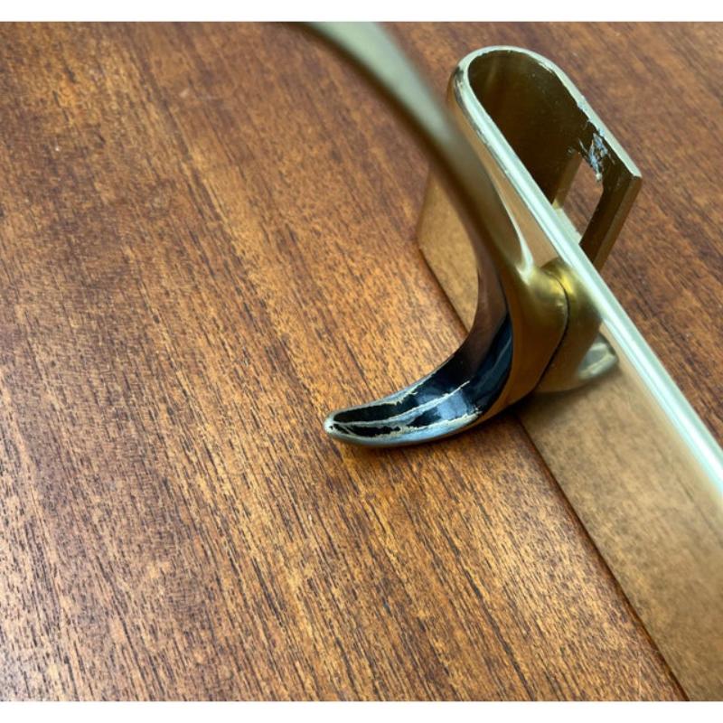 Mid-Century Modern Brass Coat Rack, 1960s For Sale 12