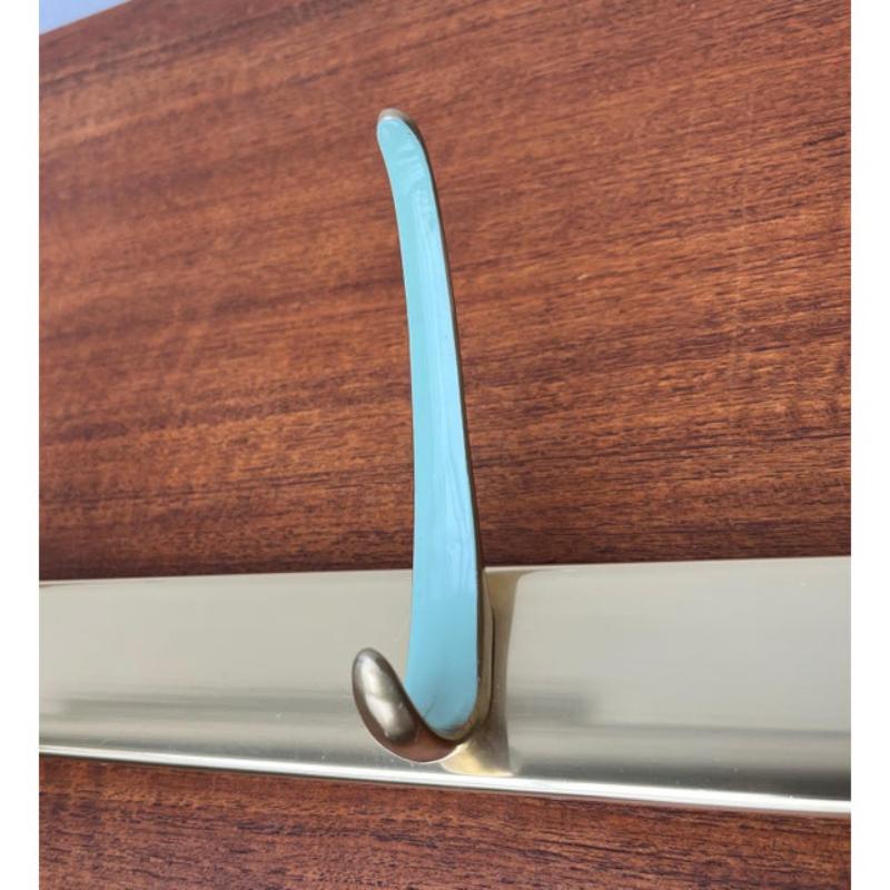 Mid-Century Modern Brass Coat Rack, 1960s For Sale 13