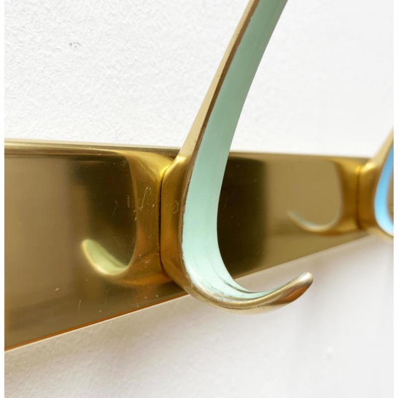 Mid-Century Modern Brass Coat Rack, 1960s For Sale 2
