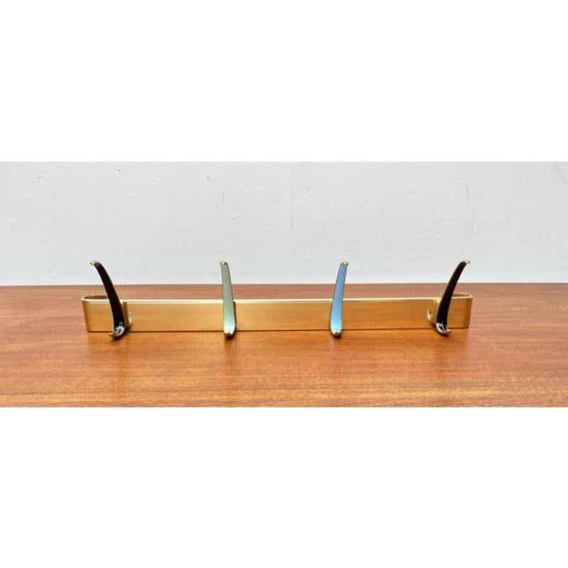 Mid-Century Modern Brass Coat Rack, 1960s For Sale 3