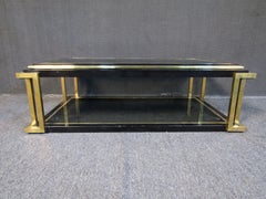 Mid-Century Modern Brass Coffee Table