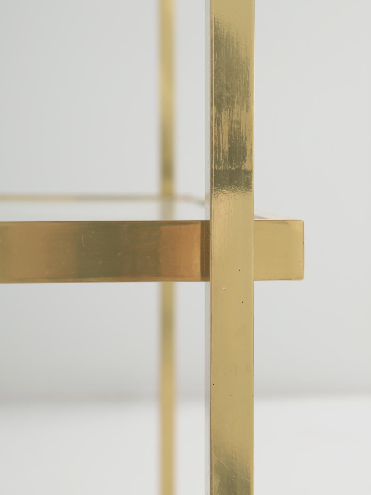 Mid-Century Modern Brass Console Table or Sofa Table, circa 1960s 7