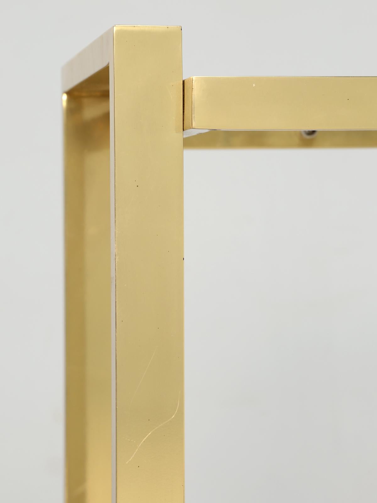 Mid-20th Century Mid-Century Modern Brass Console Table or Sofa Table, circa 1960s