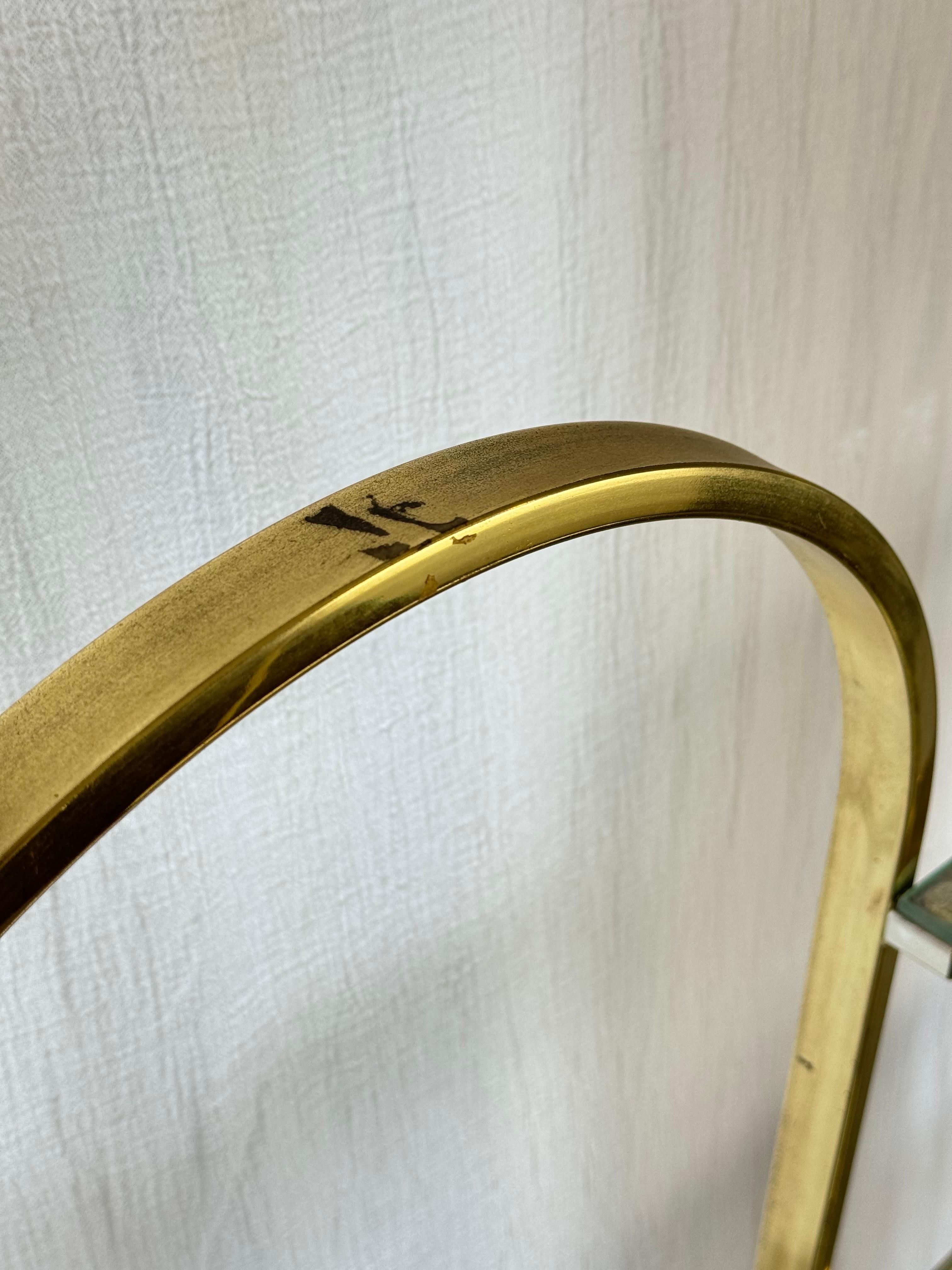 Mid Century Modern Brass Etagere For Sale 12
