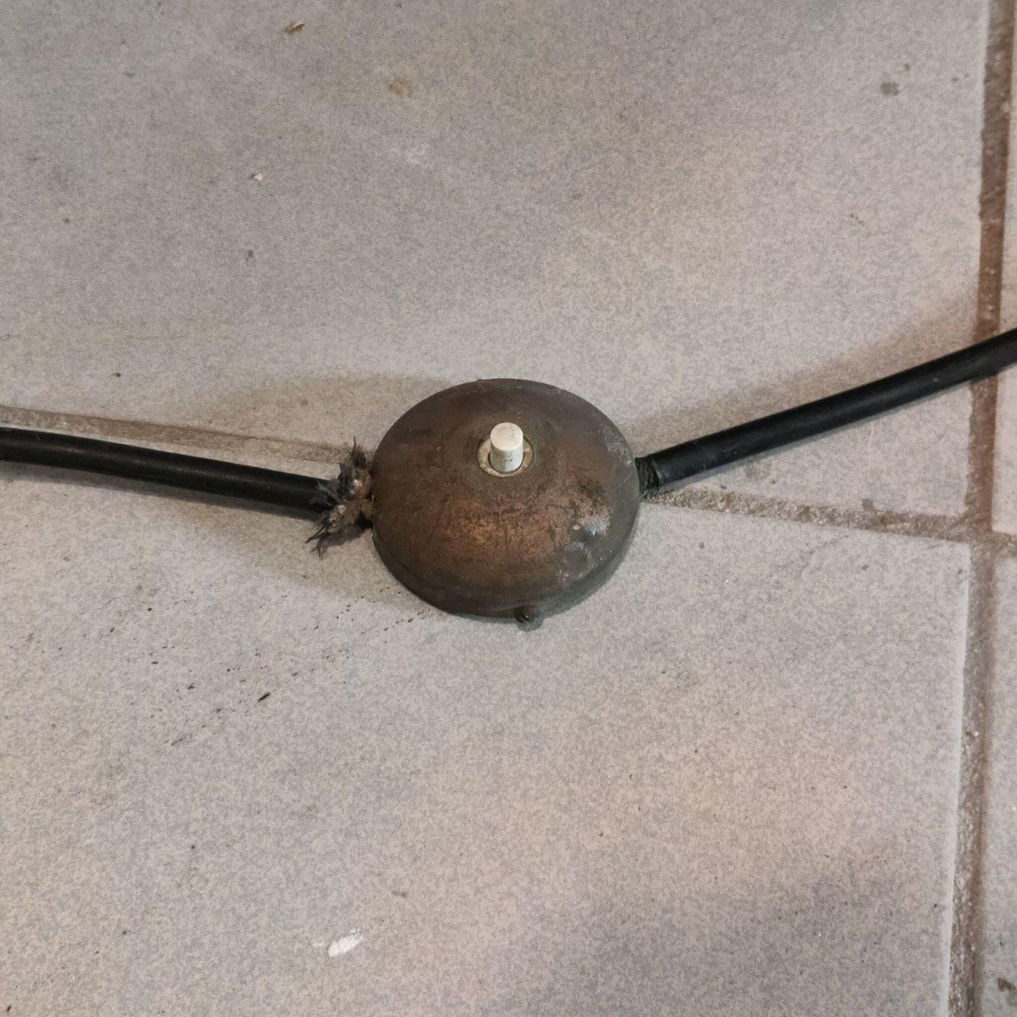 Mid-century modern brass floor lamp by Bruno Gatta for Stilnovo, Italy, 1950s For Sale 6