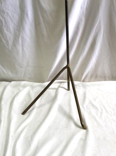 Mid-Century Modern  Brass , Glass  side Table