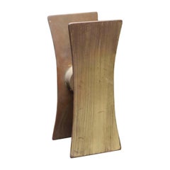 Mid-Century Modern Brass Italian Door Handle, Circa 1940