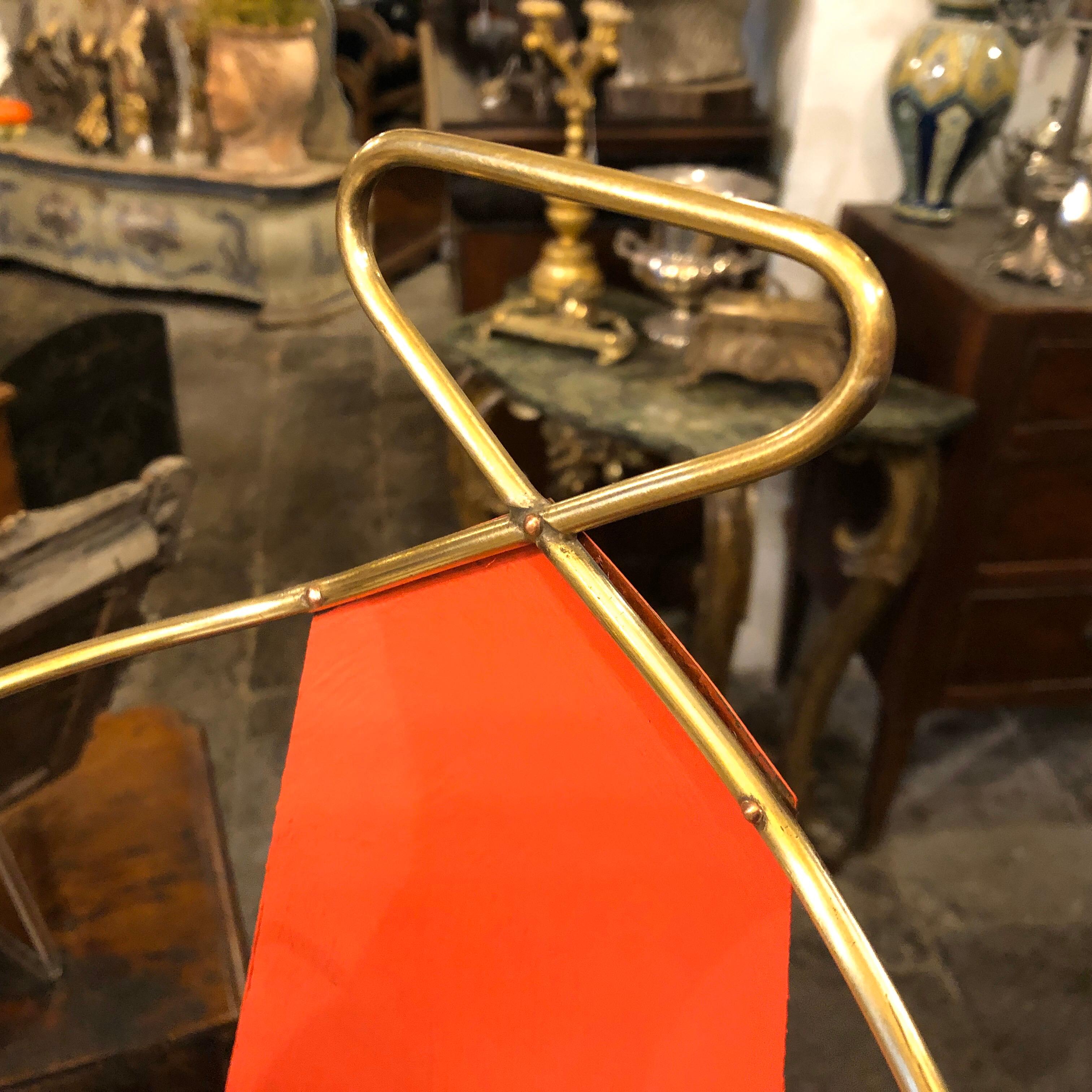 1950s Mid-Century Modern Brass Italian Umbrella Stand 2