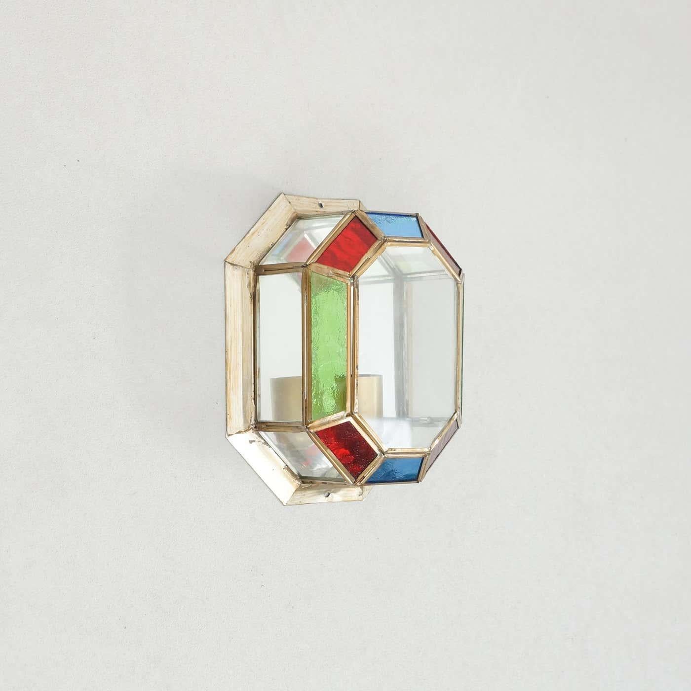 Lampada in ottone moderna di metà secolo, circa 1970 in vendita 3