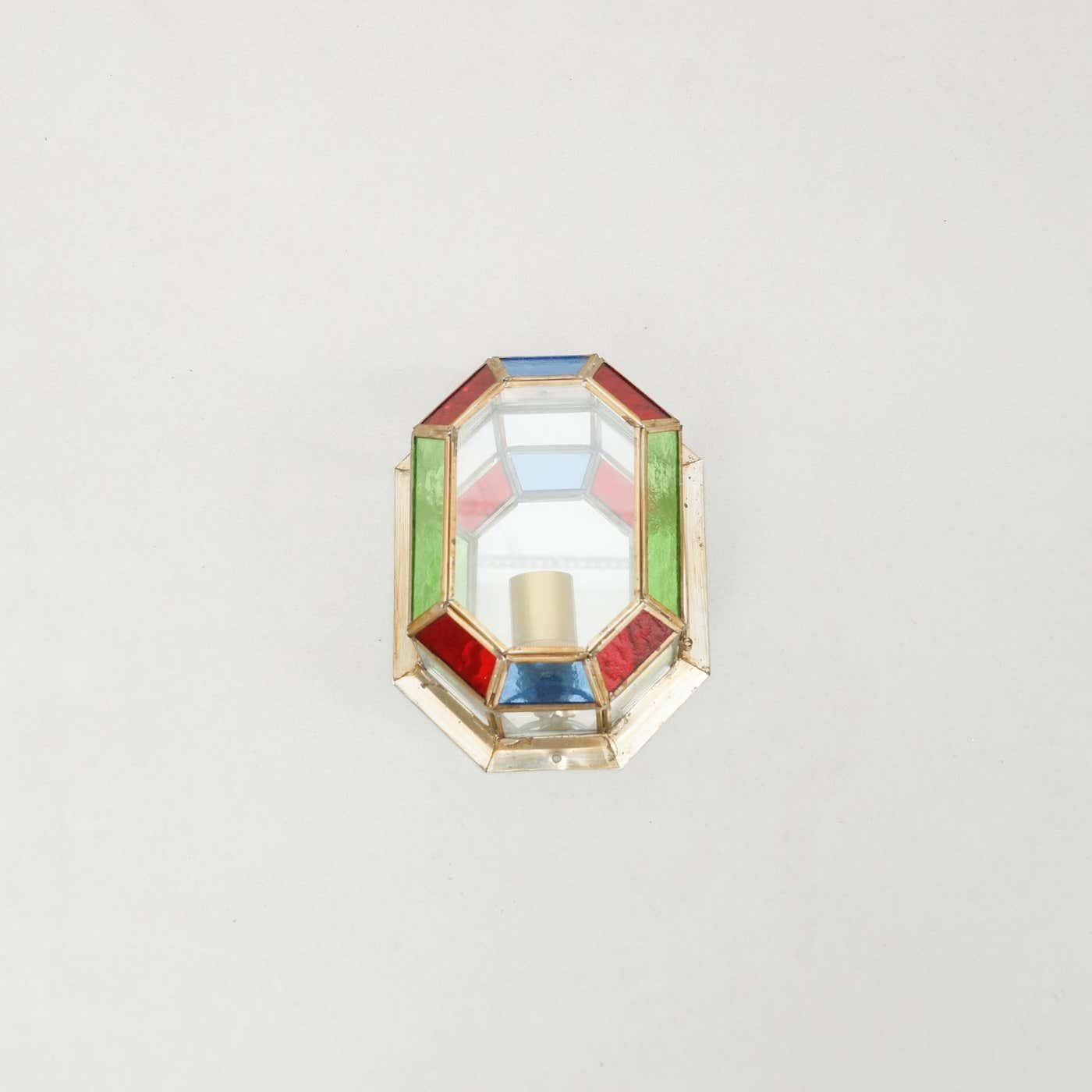 Lampada in ottone moderna di metà secolo, circa 1970 in vendita 5