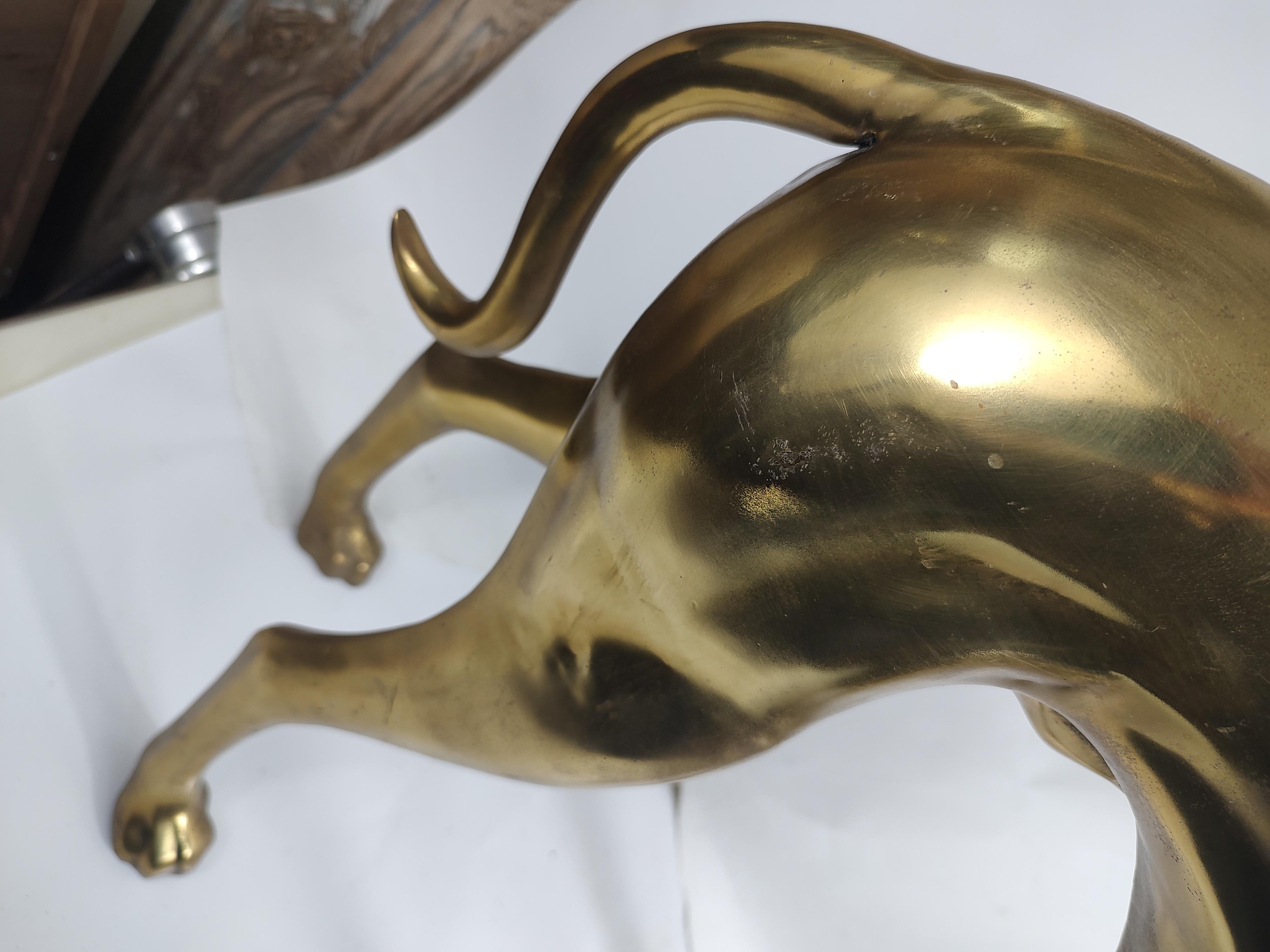 Mid Century Modern Brass Life Size Sculpture of a Whippett  For Sale 3