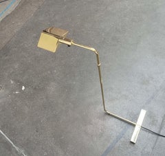 Lampadaire LZ 17 en laiton de style Mid-Century Modern, par Cedric Hartman et Jack Lenor Larsen, années 1960