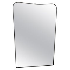 Mid-century modern brass mirror by Gio Ponti, Italy, 1950s