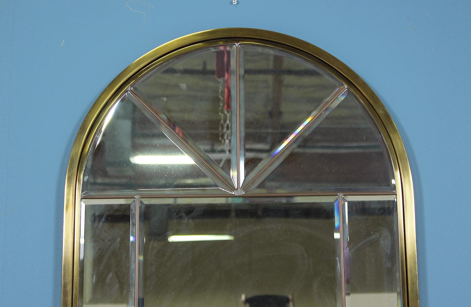 Mid-20th Century Mid-Century Modern Brass Mirror