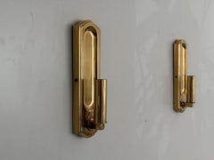 Mid Century Modern Brass Pair of Sconces by WKR Leuchten, 1960s. Germany