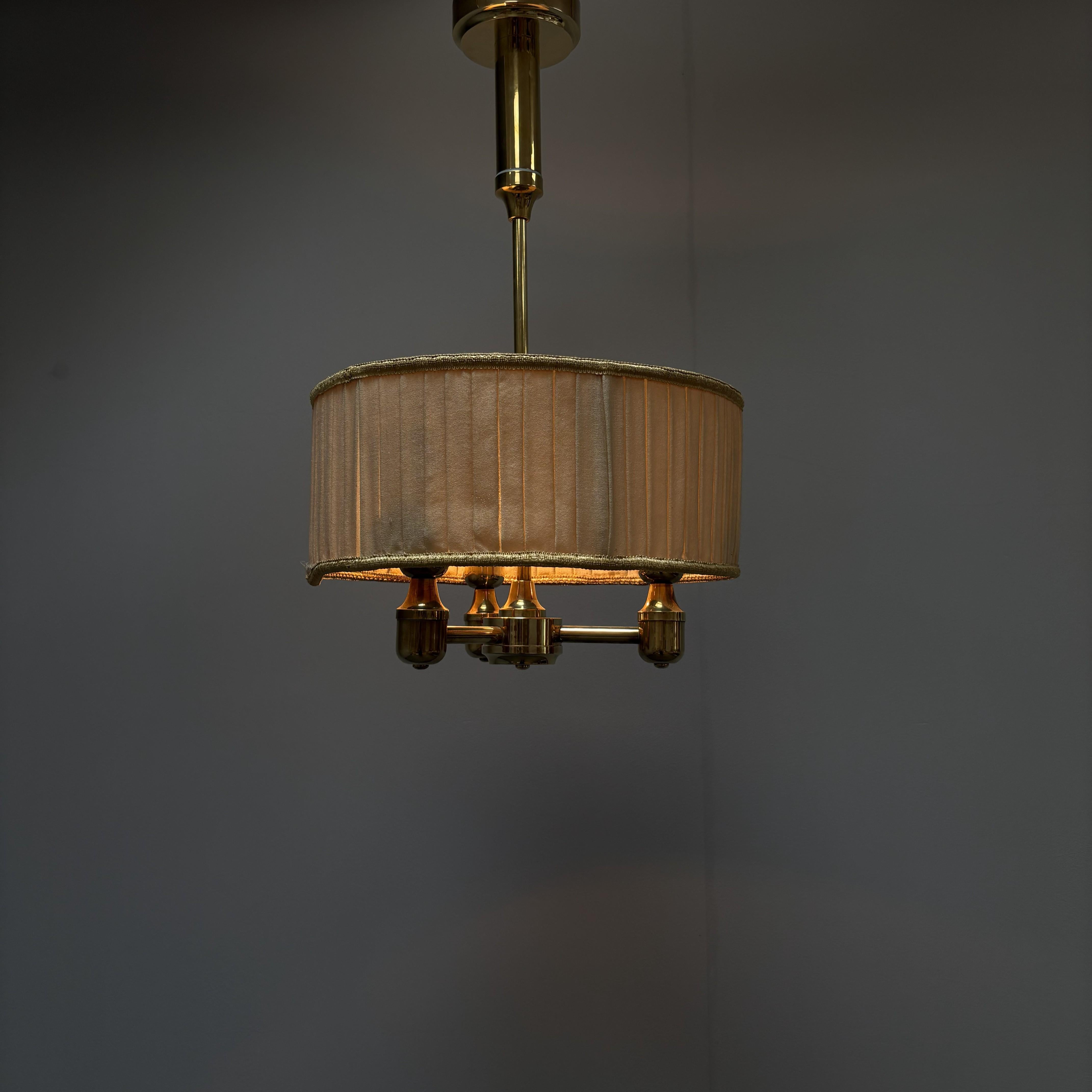 Mid-Century Modern Brass Pendant , 1960s, Germany For Sale 7