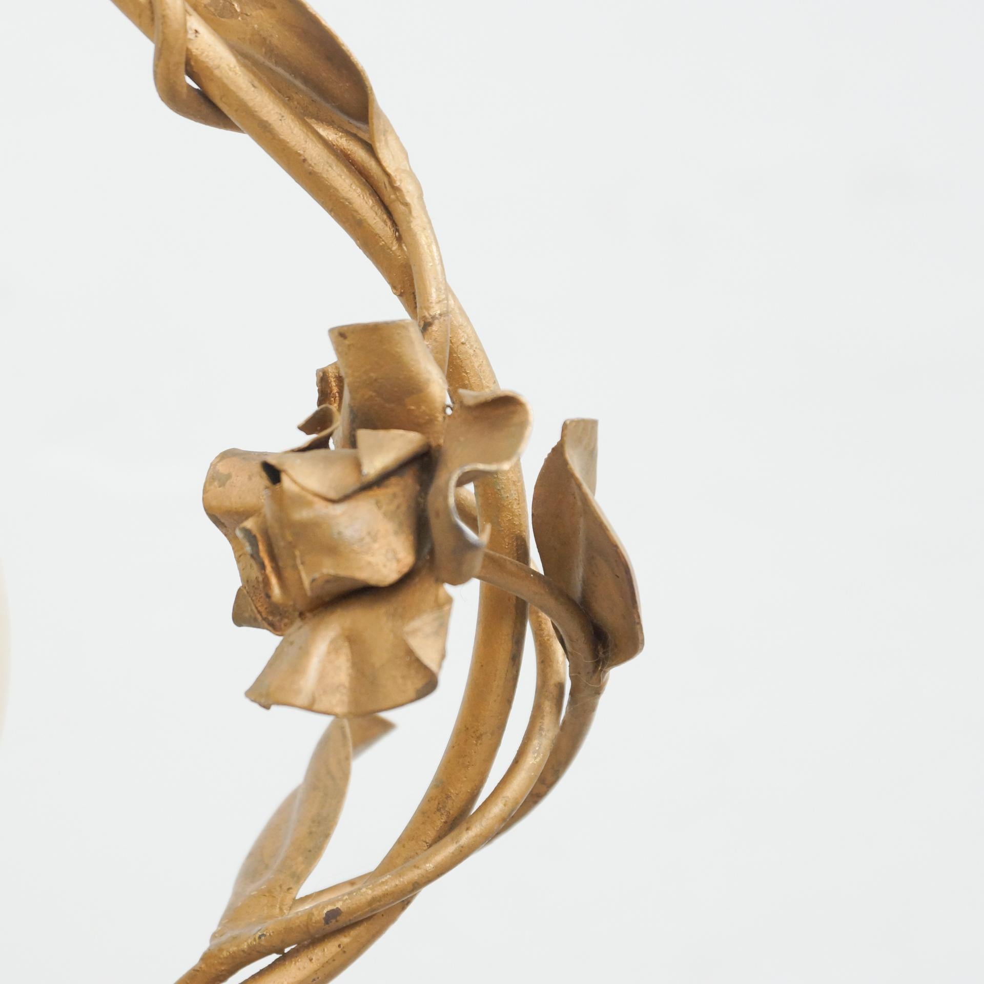 Mid-Century Modern Brass Pendant Lamp, circa 1970 For Sale 5