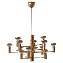 Mid-Century Modern Brass Pendant Lamp Deigned by Massive